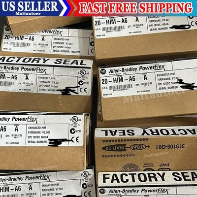 Allen-Bradley 20-HIM-A6 PoweFlex Enhanced HIM FW V2.007 12VFC New Factory Sealed