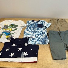 Old Navy Lot Boys Short Sleeve T-Shirts Shorts Tank Top Cotton Size Small 6