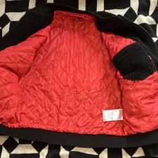 RIPNDIP Men s Bomber Jacket Black/Red Full Zi...