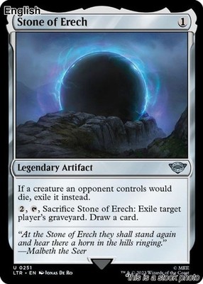 Stone of Erech [LTR - 251] Universes Beyond: The Lord of the Rings: Tales of ...