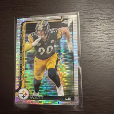 2025 Topps Chrome Football T.J. Watt Pulsar Refractor #258