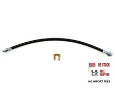 Universal Rubber Brake Hose, 3/8"-24 Male to 3/8"-24 Female, 24" Long 24 Inch