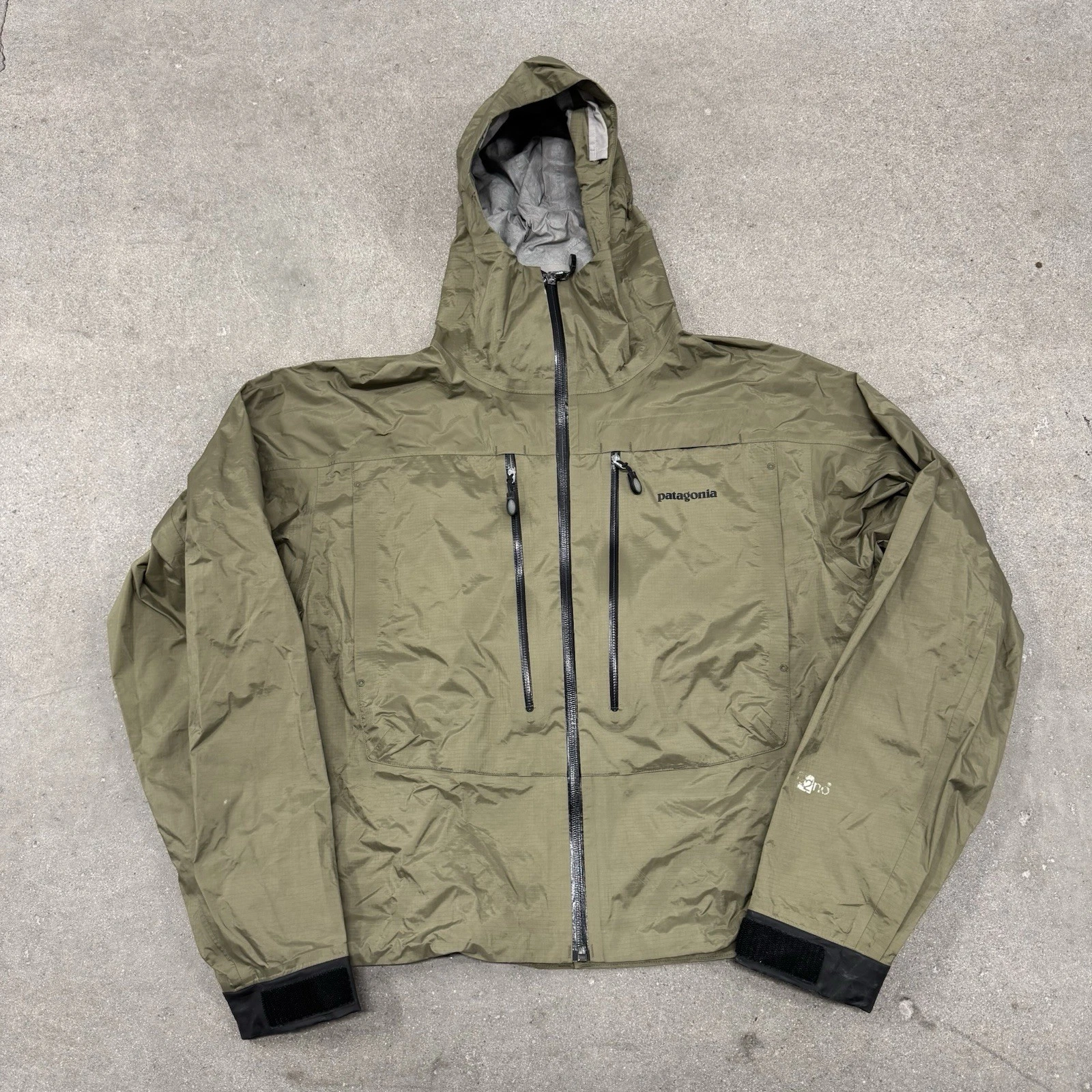 Patagonia Jacket Mens M Green Guidewater Fly Fishing Wading Sealed H2No Guide
Opens in a new window 