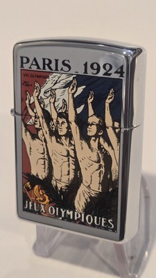 1996 OLYMPIC GAMES COLLECTION Zippo Lighter PARIS 1924 JEUX