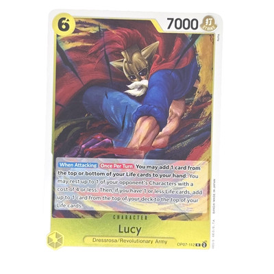 One Piece CCG Lucy OP07-112 Holo