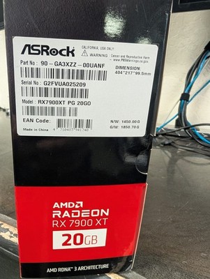 ASRock AMD Radeon RX 7900 XT Phantom Gaming OC 20GB GDDR6 Graphics