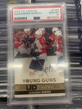 2013-14 Upper Deck Aleksander Barkov #C104 Canvas Young Guns Rookie PSA 10