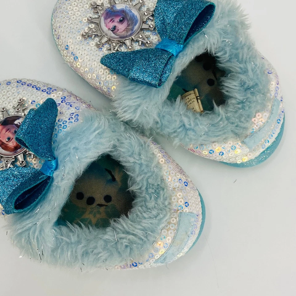 Zapatillas Disney's Frozen II Azul - Talla 7/8 - Excelente Estado Foto 3 de 4