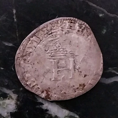 Monnaie royale France Henri III – H couronné, croix fleurdelisée 1586 - Photo 1/4