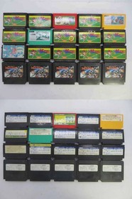FC Famicom Complete Set 40 Games AC Adapter RF Switch Tested