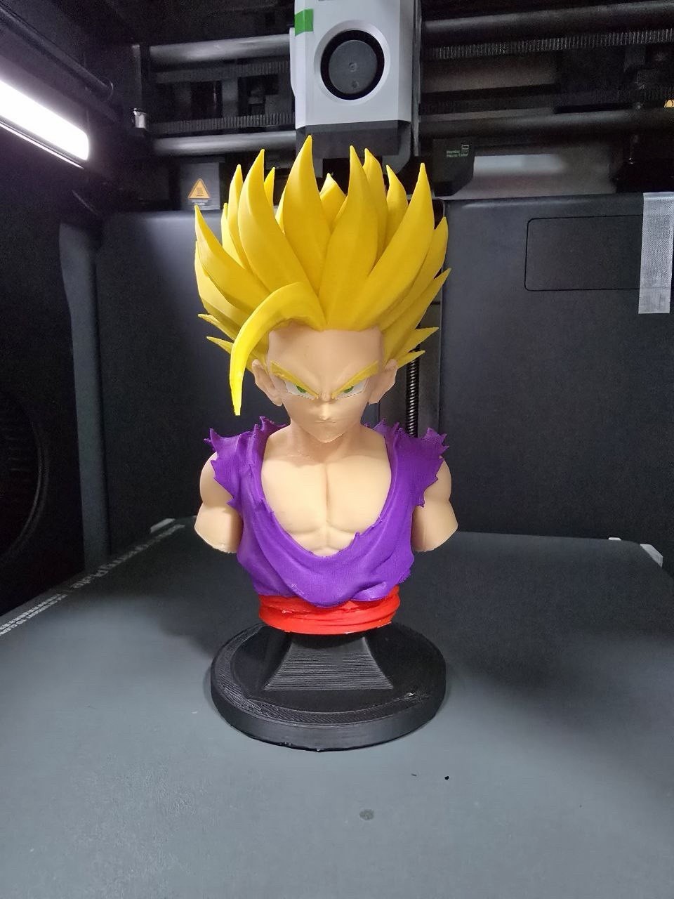 Dragon Ball Z Super Saiyan 2 SSJ2 Busto de Gohan Impreso en 3D Estatua Figura Anime