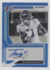 2022 Leaf Pro Set Metal Blue Prismatic 32/35 Traeshon Holden #BW-TH1 Auto 0c3
