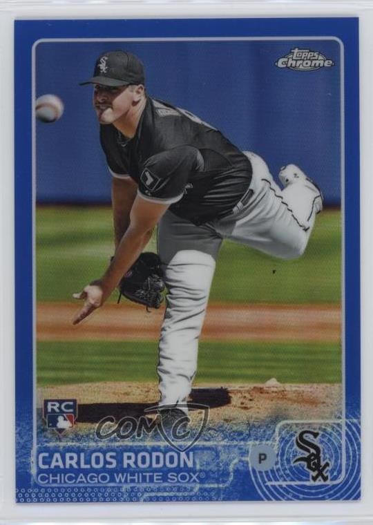 2015 Topps Chrome Blue Refractor 82/150 Carlos Rodon #90 Rookie RC 16nb