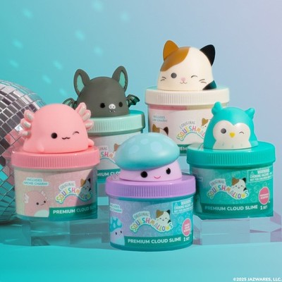 Squishmallows 229079RF Scented Slime Jars 5-Piece Collectors