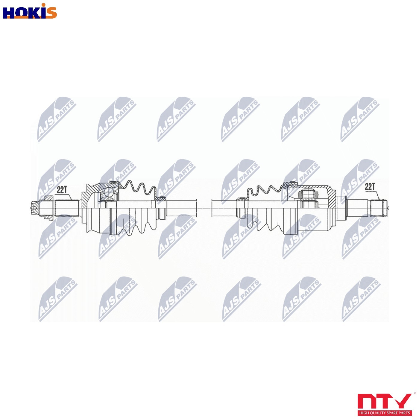 NTY NPW-FT-060 Drive Shaft for FIAT,LANCIA - Image 9