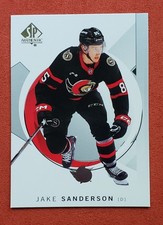 2024-25 Upper Deck SP AUTHENTIC Jake Sanderson #50 Base Ottawa Senators 