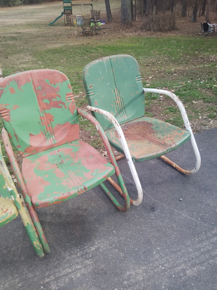 Juego de sillas vintage Arvin Empire State (juego de 2) Foto 2 de 4