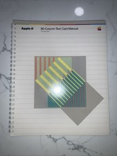 Apple II 80-Column Text Card Manual For IIe Only 1982 Apple Computer Inc
