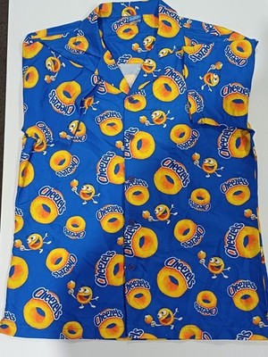 Men's Cheezels Dress Shirt (Rare) - size XL - Button-up - Short Sleeve