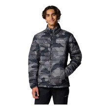 Image of Columbia Mens Powder Lite™ II Printed Jacket (Black)