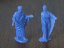 Vintage Ben Hur Marx Purple original Ben Hur, Emperor Empress 54mm figures
