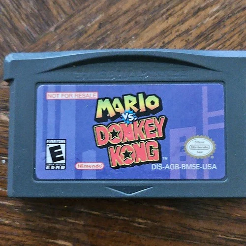 New ListingNintendo Mario vs. Donkey Kong Game Boy Advance E NTSC-U/C Not For Resale