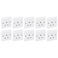 10 x Legrand 730065 Synergy Unswitched Sockets Outlet 13 Amp