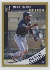 2018 Panini Donruss Press Proof Gold 69/99 Manny Margot Manuel Margot #114 2r8