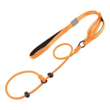 66in Slip Lead Dog Leashs Nylon Rolled Rope Pet Collar Obedience Recall Training