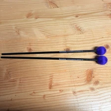 Innovative Percussion F2 Fundamental Series Hard Marimba Mallets Purple Yarn