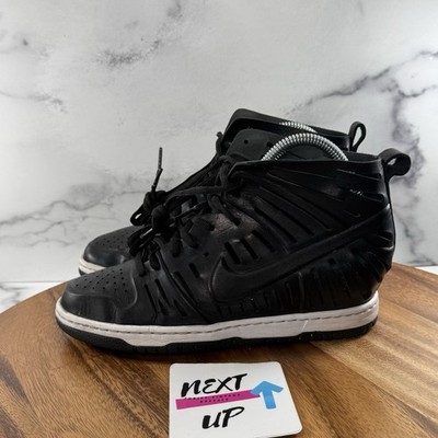 Women s Size 8-Nike Dunk Sky Hi 2.0 Joli nby Sneakers Hidden Wedge Black White