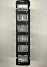 12 port rotatable blank wall mount patch panel