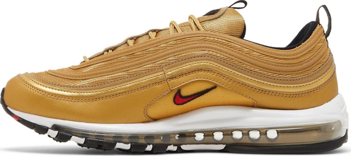 スニーカー NIKE Women Sneakers DQ9131700 GOLD Nike Women's Air Max 97 Golden Bullet Athletic Sneaker Shoes