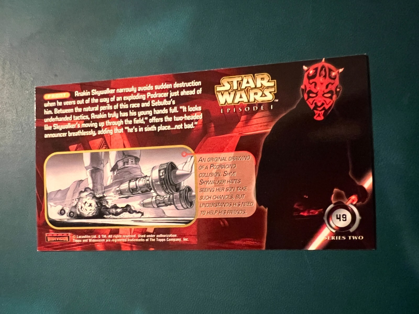 1999 Topps Star Wars Episode I SERIES 1-2 Widevision Complete Your Set U Pick - Picture 269 of 331