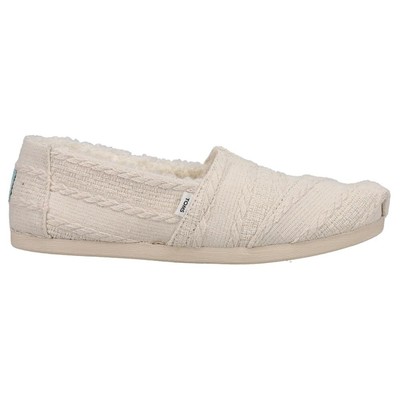 Toms - Womens Alpargata Espadrille Natural Cabl Text Woven
