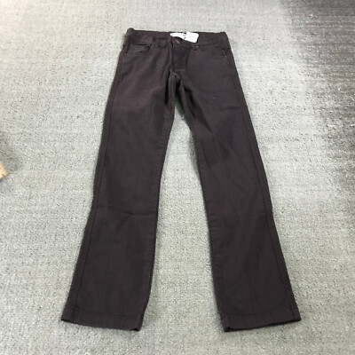 New Bonpoint Pants Girls 10 A Brown Jeans Chino Trouser Casual Youth Kid