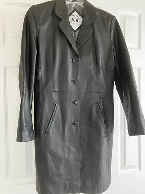 Goldstein by Molltan  leather coat women size M (38), pre-owned