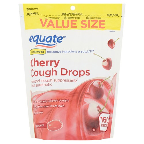 Equate Value Size Cherry Cough Drops, 160 Count..+ eBay