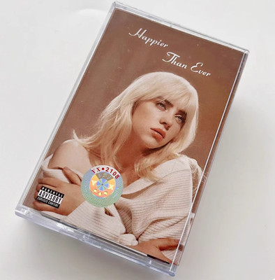 Billie Eilish Happier Than Eve Cassette Tape