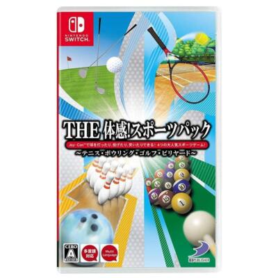 Nintendo Switch Experience THE! Sports Pack-Tennis, Bowling, Golf