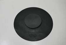 Vintage ROSE-MORRIS Limpet Practice Pad 14" Black Rubber (Original)