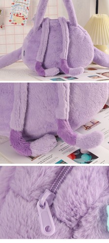 Disney Stitch Handbags Lilo & Stitch Cute Angel Plush Big Ears Shoulder Bag Gift - 第 6/11 張圖片