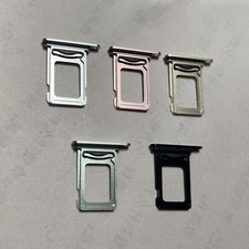 For iPhone 15 Pro Max/15/15 Plus Dual SIM Card Tray Holder Single SIM Card Slot