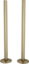 UK Radiators Pipe Covers &Collars Pipe Sleeves EasyFit Brass Antique Brass 300mm