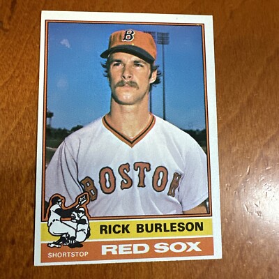 Rick Burleson : 1976 Topps Baseball Card #29 Boston Red Sox + Fast