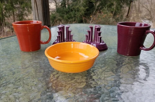 14 oz. FIESTA DIP FRUIT 5.6" small BOWL tangerine orange FIESTAWARE new