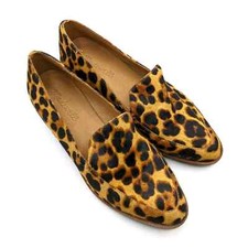 Madewell Frances Loafer Leopard Calf Hair Size 6.5