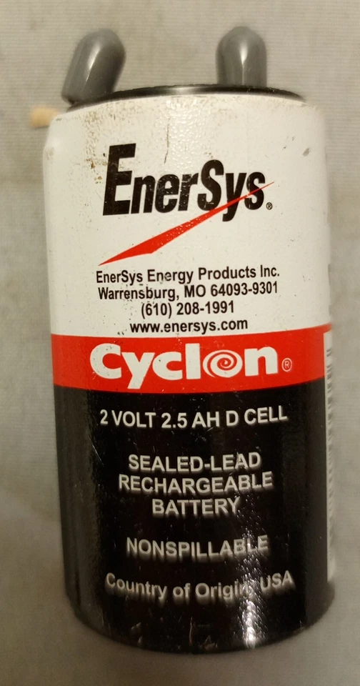 Lot Of 5 Enersys Cyclon Rechargeable Battery - Image 2 of 4