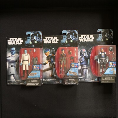Star Wars Rebels Fenn Rau, Sabine Wren, Admiral Thrawn 3 Figure Lot | eBay