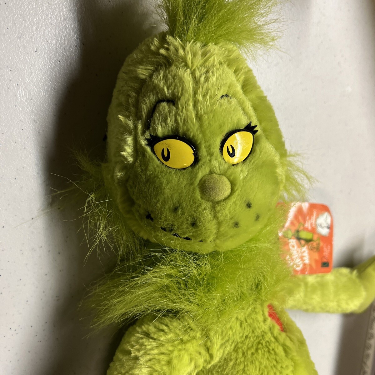 Dr. Seuss THE GRINCH Plush Toy Stuffed Animal Kohl's Vintage 19